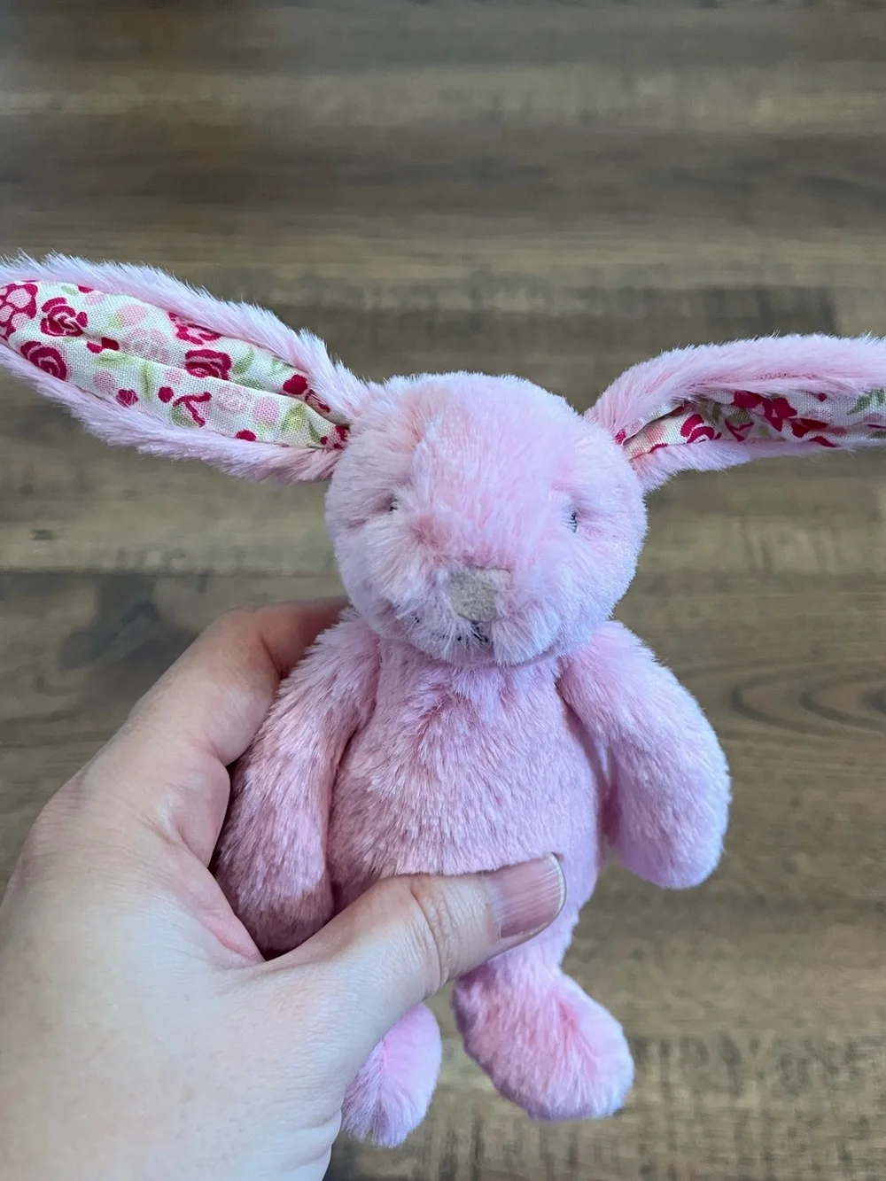 Jellycat Blushkin Blossom Bunny Bag Charm BNWT with dust bag